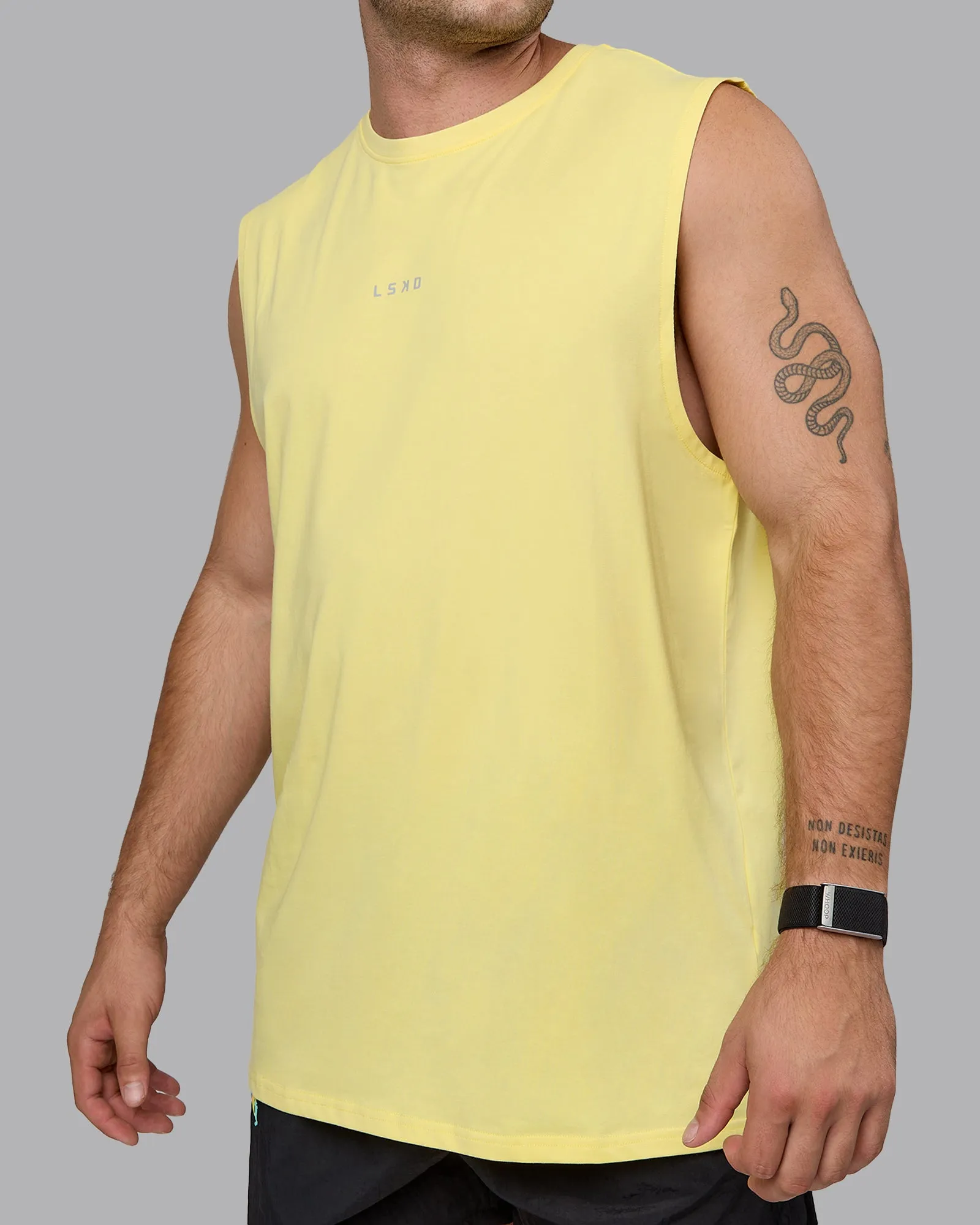Base FLXCotton Tank - Lemon sold by LSKD