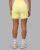 Fusion Mid Short Tight With Pockets - Lemon sold by LSKD