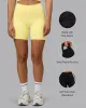 Fusion Mid Short Tight With Pockets - Lemon sold by LSKD
