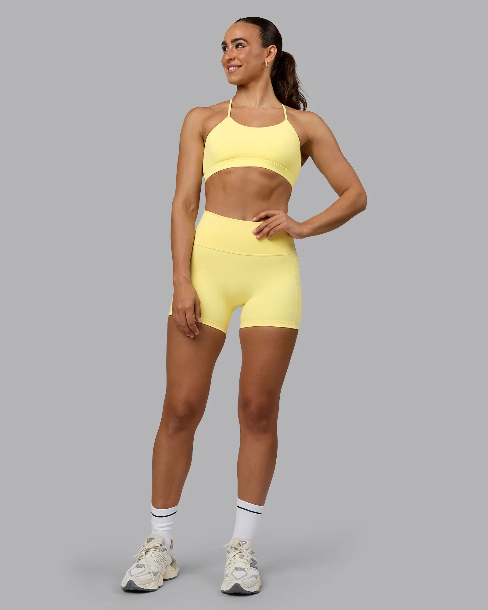 Fusion X-Short Tight With Pockets - Lemon sold by LSKD product image thumbnail 5