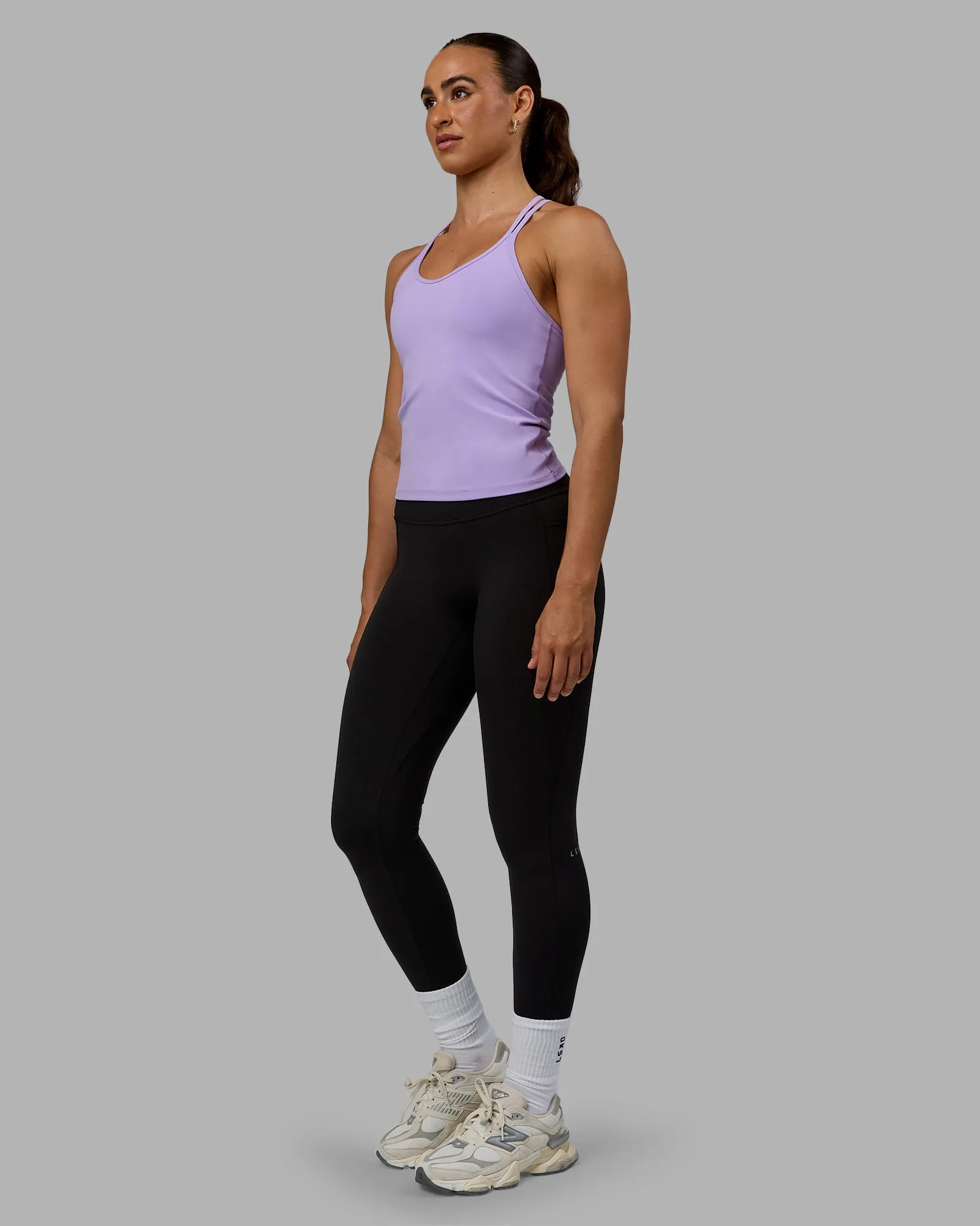Balance Active Shelf Bra Tank - Pale Lilac sold by LSKD product image thumbnail 4