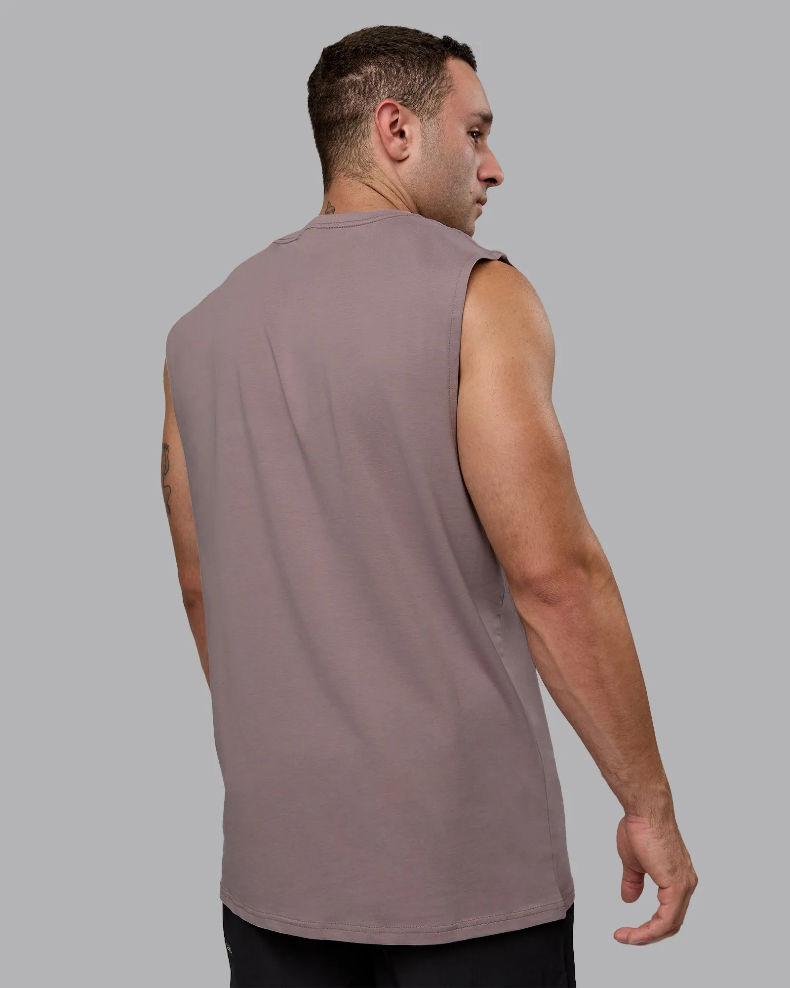 Base FLXCotton Tank - Greyish Purple sold by LSKD product image thumbnail 4