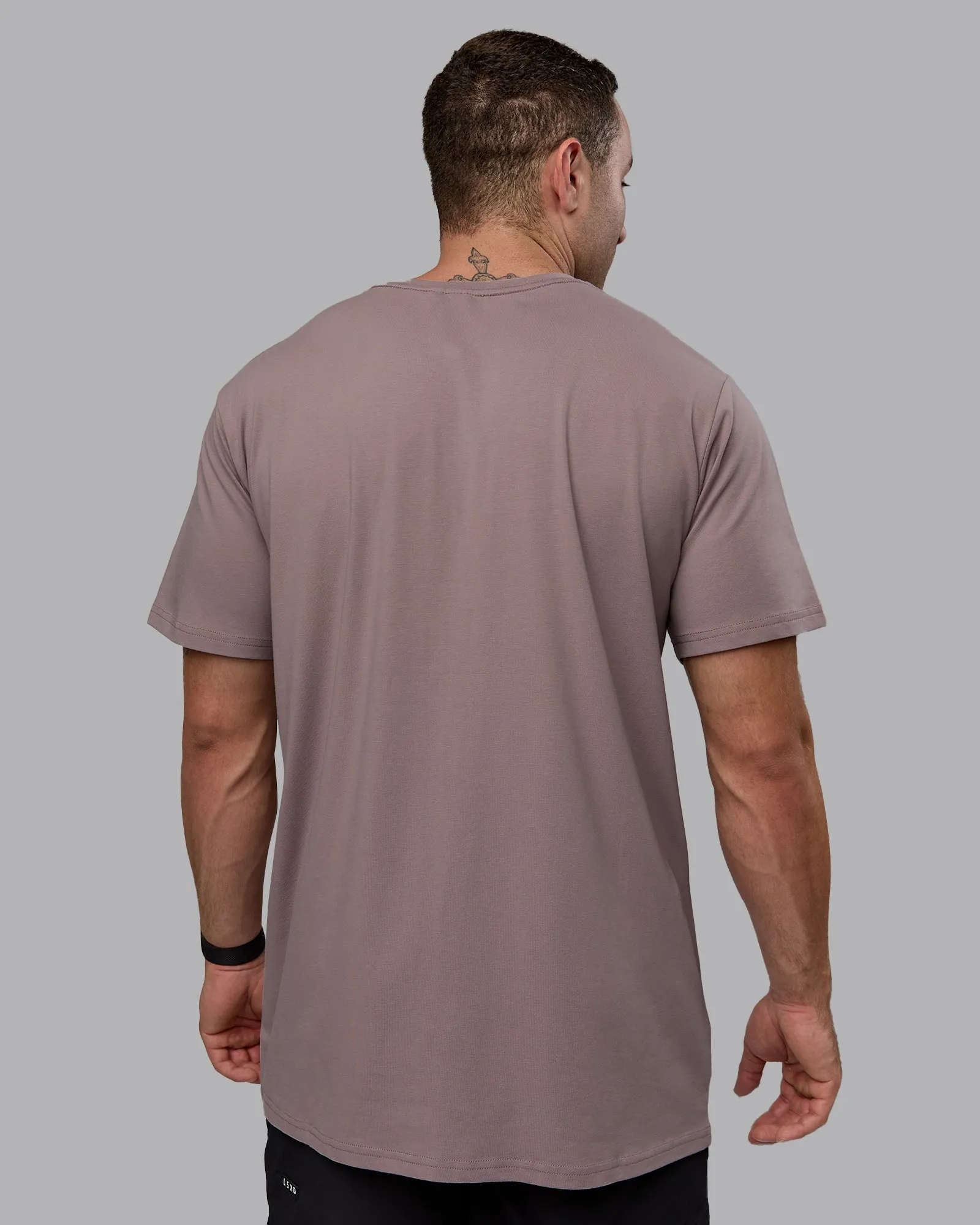 Base FLXCotton Tee - Greyish Purple sold by LSKD product image thumbnail 3