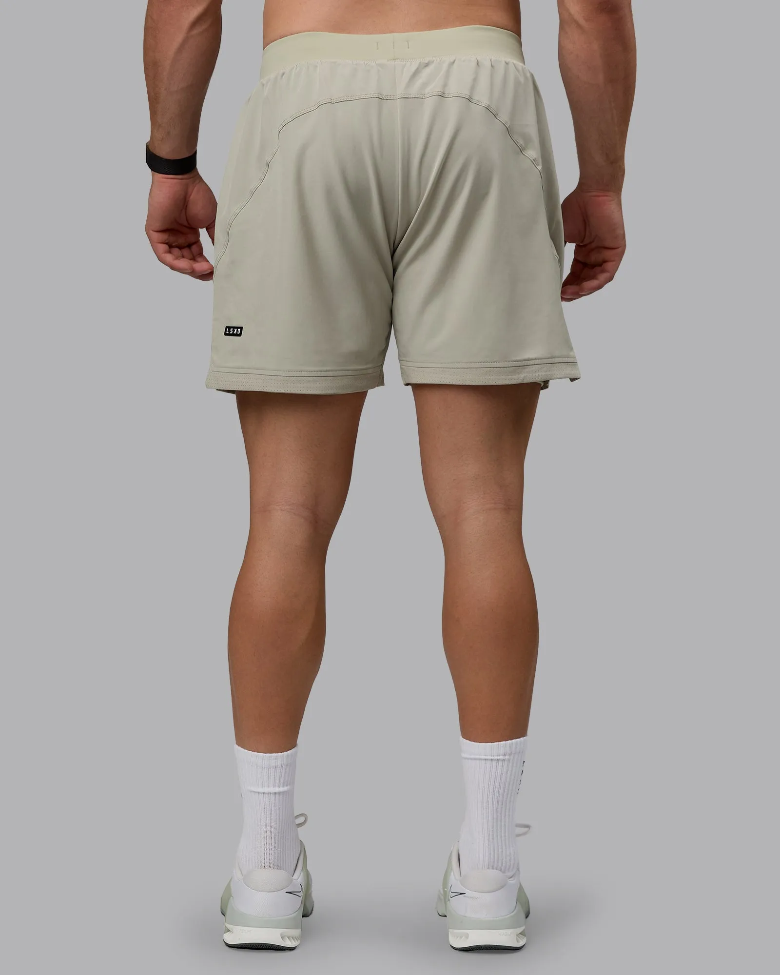 Challenger 6" Lined Performance Short - Sustained Grey sold by LSKD product image thumbnail 4