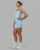 Blaze Mid Short Tight - Crystal Blue sold by LSKD