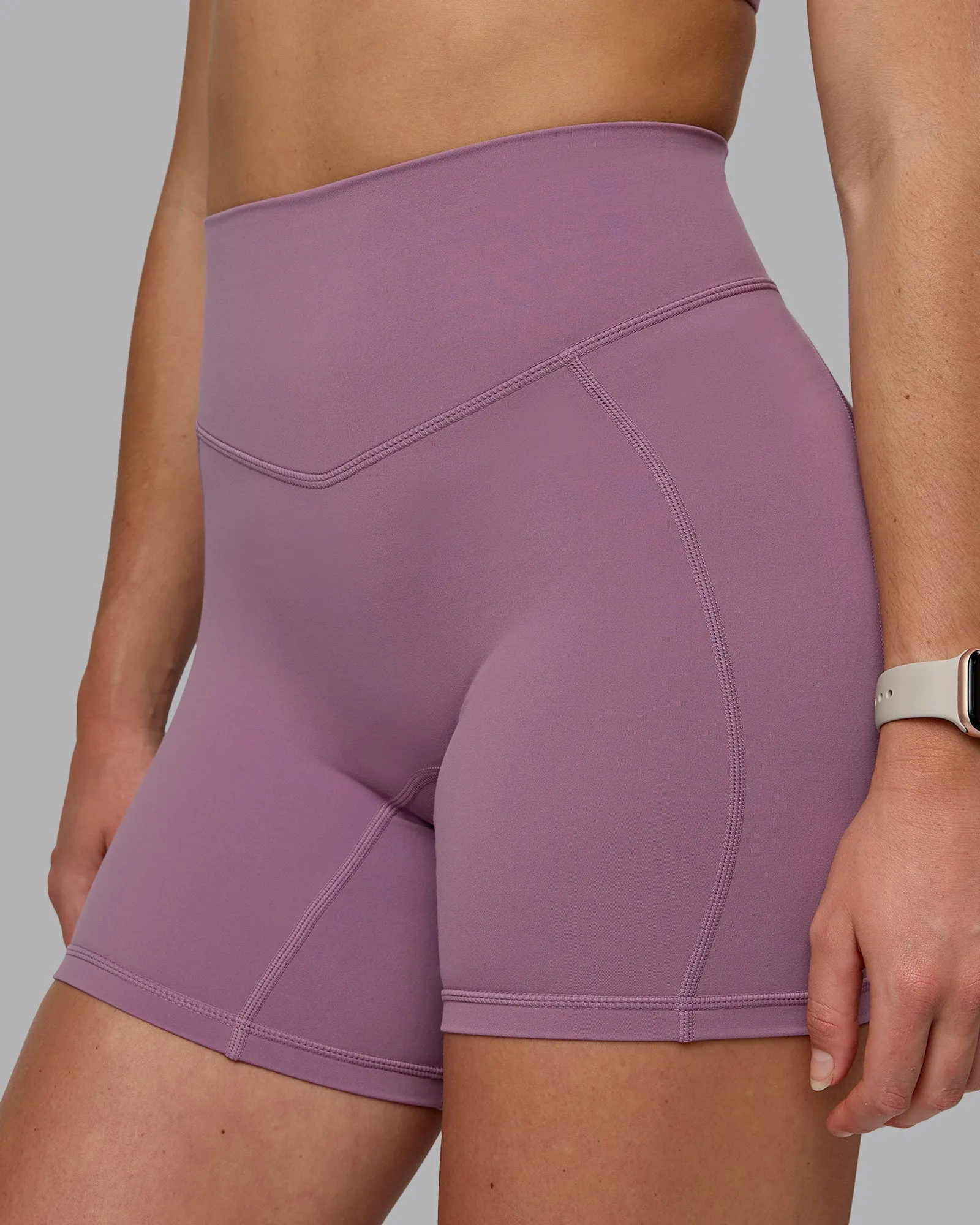 Blaze Mid Short Tight - Grape sold by LSKD product image thumbnail 2