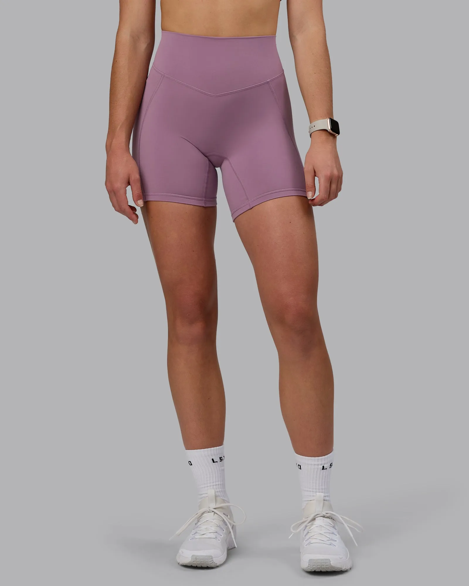 Blaze Mid Short Tight - Grape sold by LSKD product image thumbnail 3