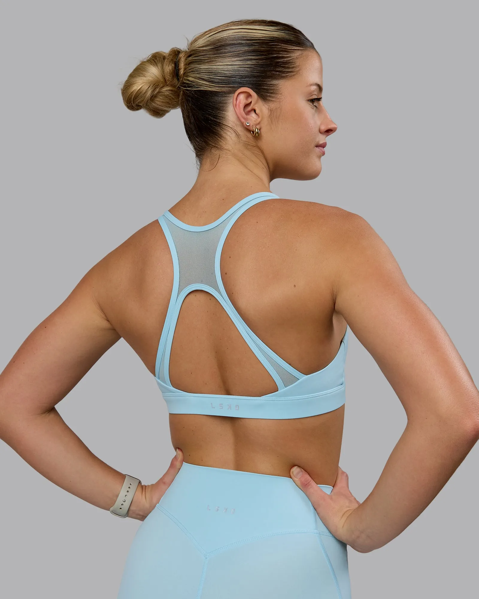 Radiance Sports Bra - Crystal Blue sold by LSKD product image thumbnail 5