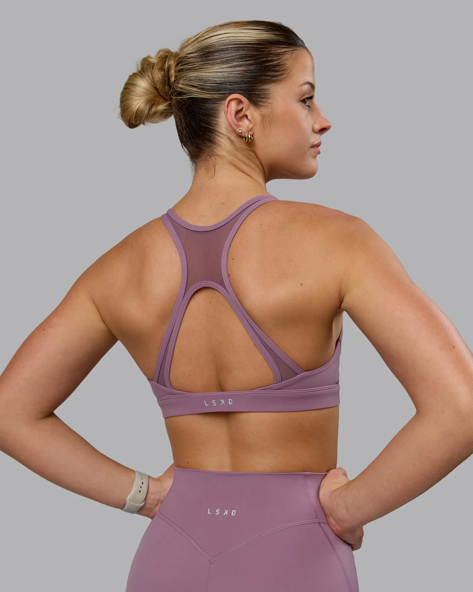 Radiance Sports Bra - Grape sold by LSKD product image thumbnail 2