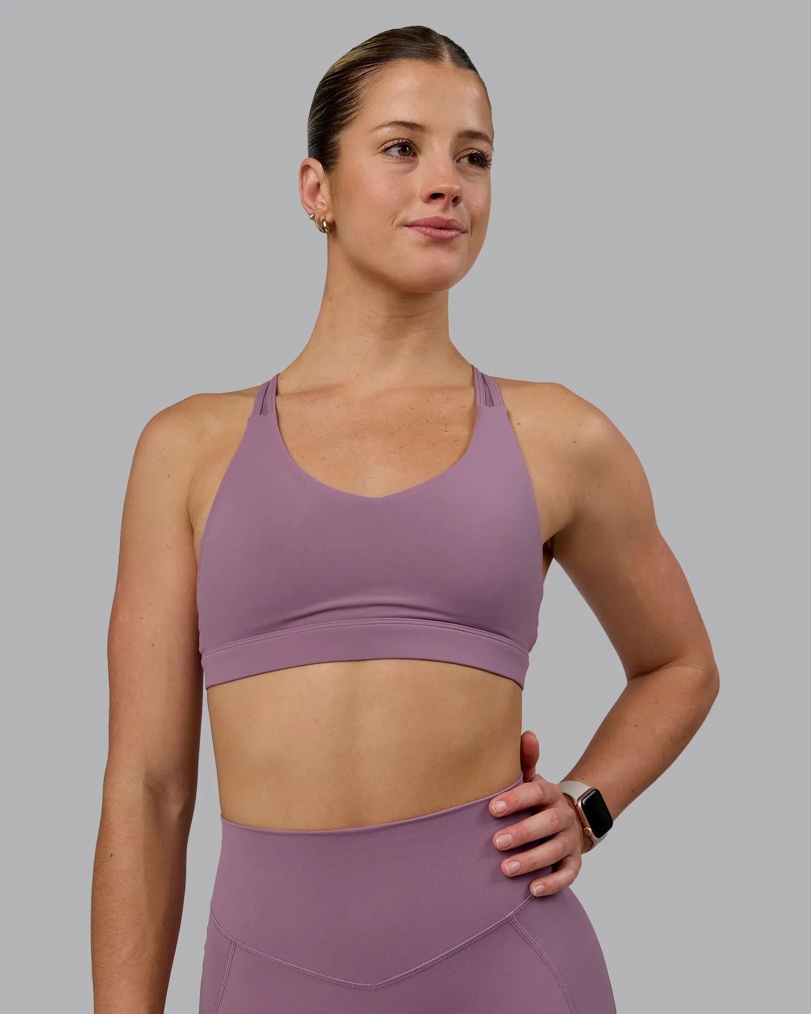 Radiance Sports Bra - Grape sold by LSKD