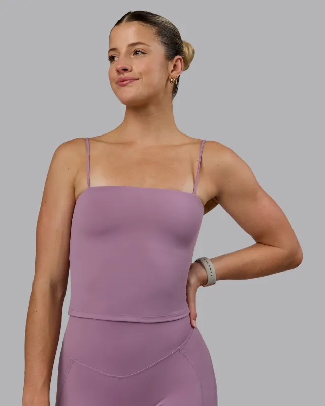 Revive Shelf Bra Tank - Grape sold by LSKD