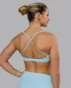 Ascend Sports Bra - Crystal Blue sold by LSKD