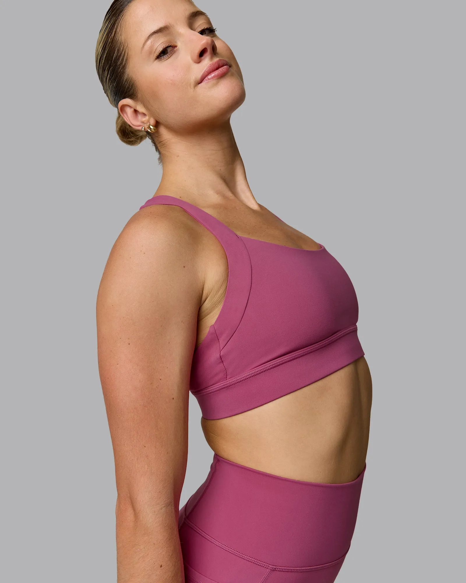 Advance Sports Bra - Mauve Haze sold by LSKD product image thumbnail 5