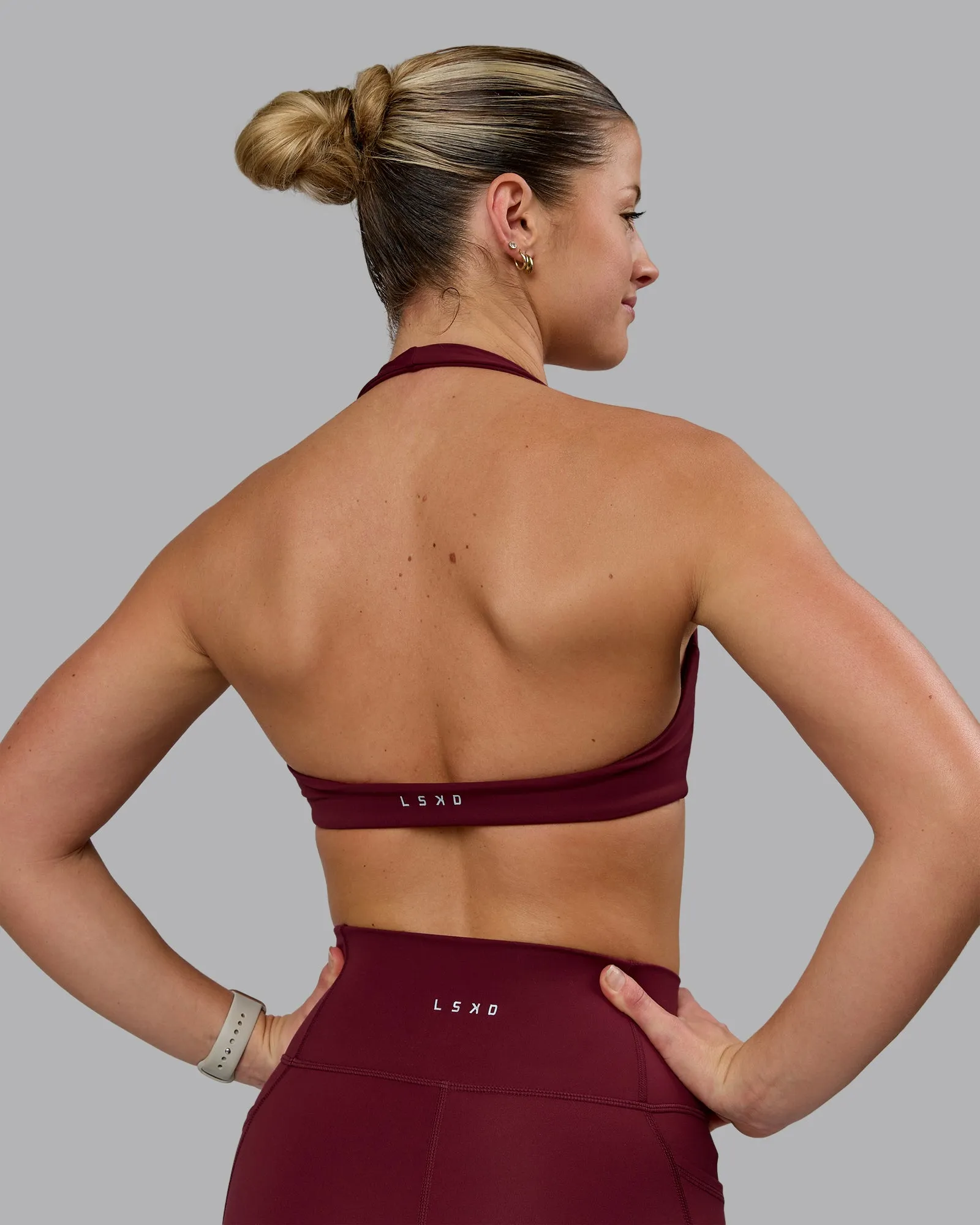 Challenger Sports Bra - Cordovan sold by LSKD product image thumbnail 4