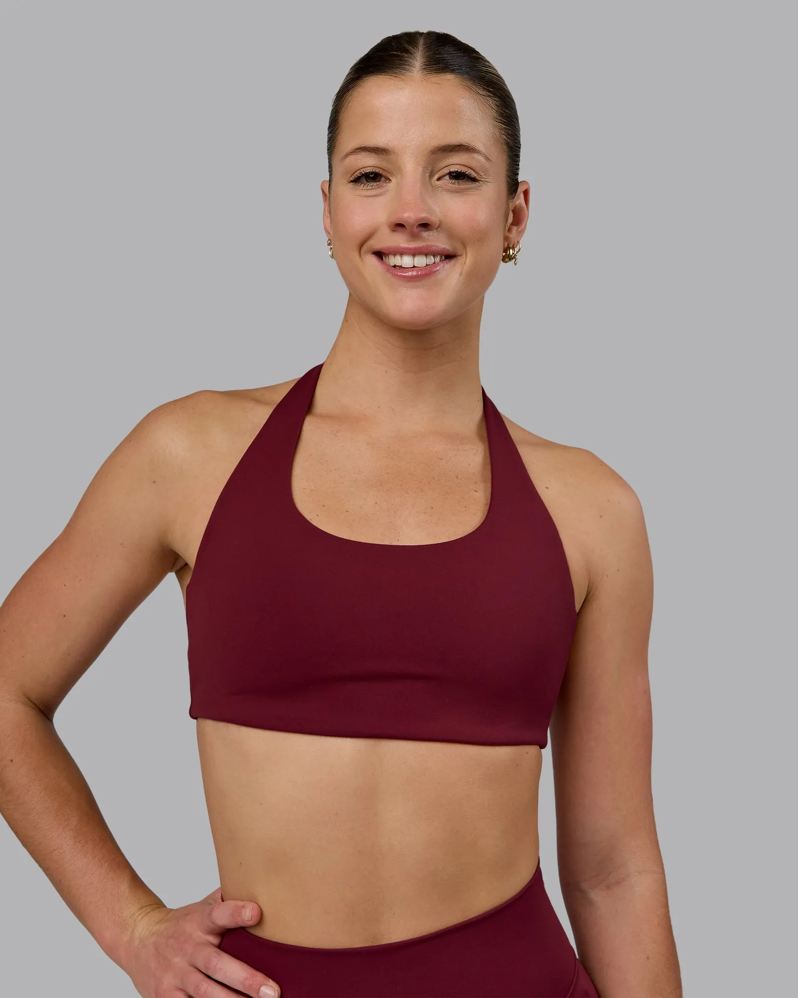 Challenger Sports Bra - Cordovan sold by LSKD product image thumbnail 5