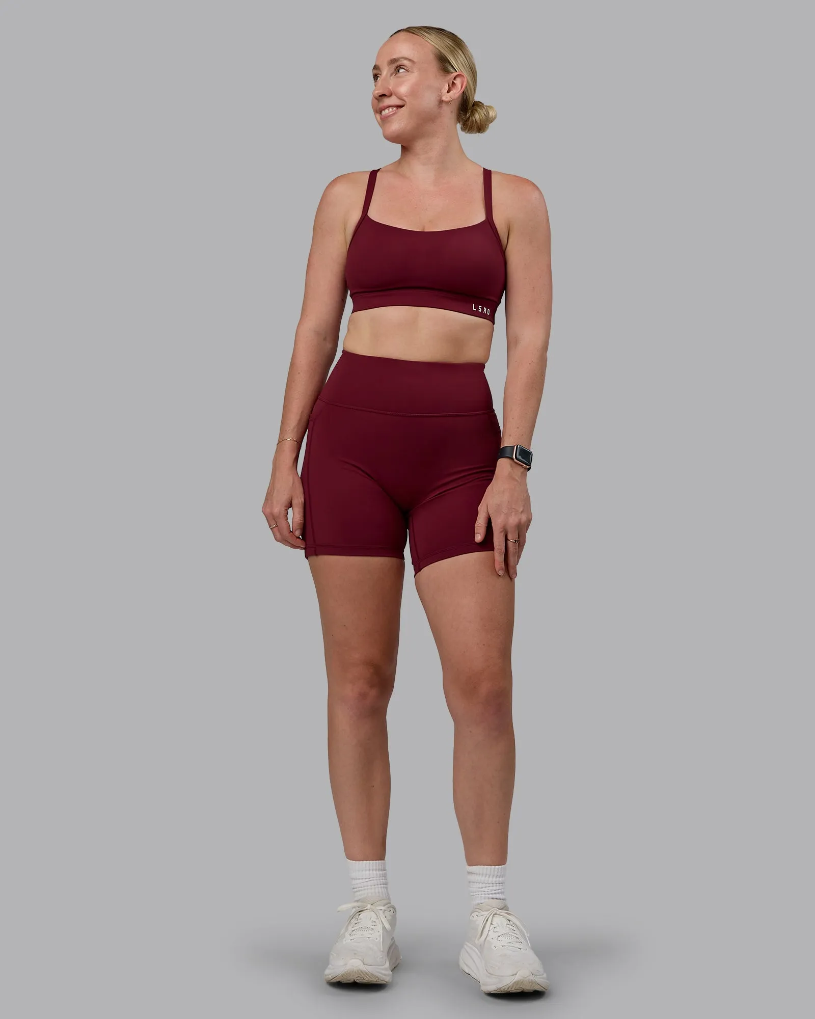 Momentum Sports Bra D/DD/E - Cordovan sold by LSKD product image thumbnail 5