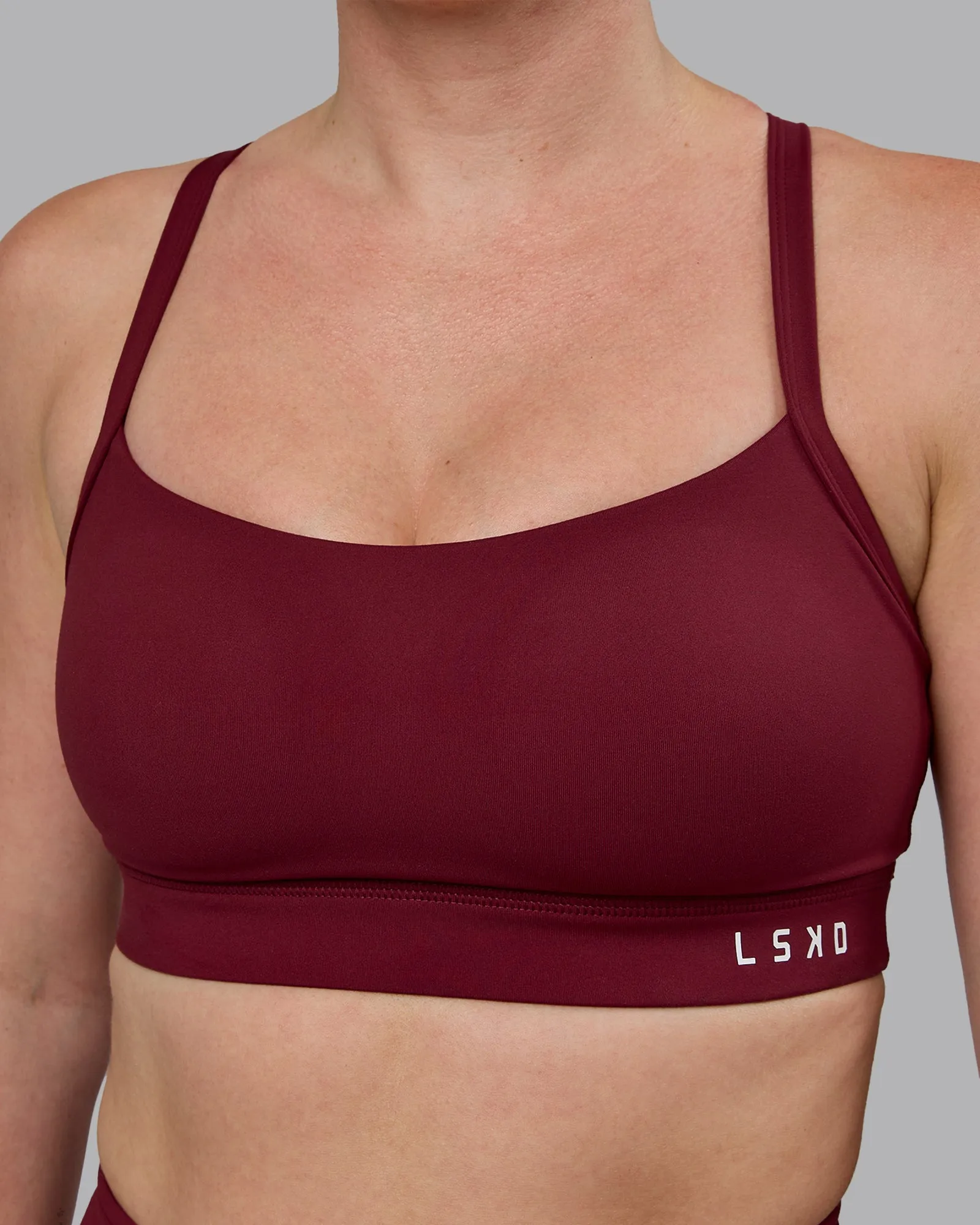 Momentum Sports Bra D/DD/E - Cordovan sold by LSKD product image thumbnail 4