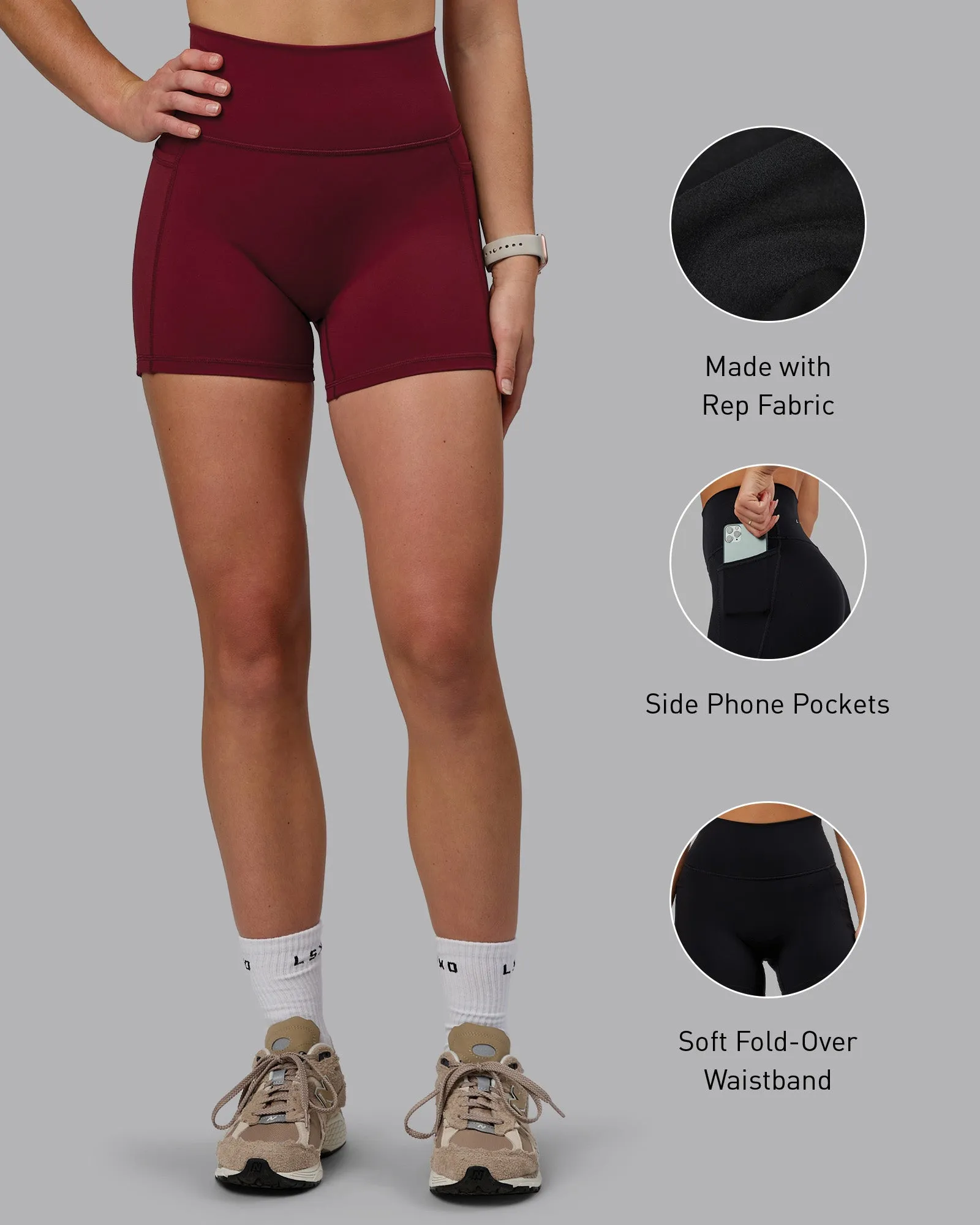 Fusion X-Short Tight With Pockets - Cordovan sold by LSKD product image thumbnail 2