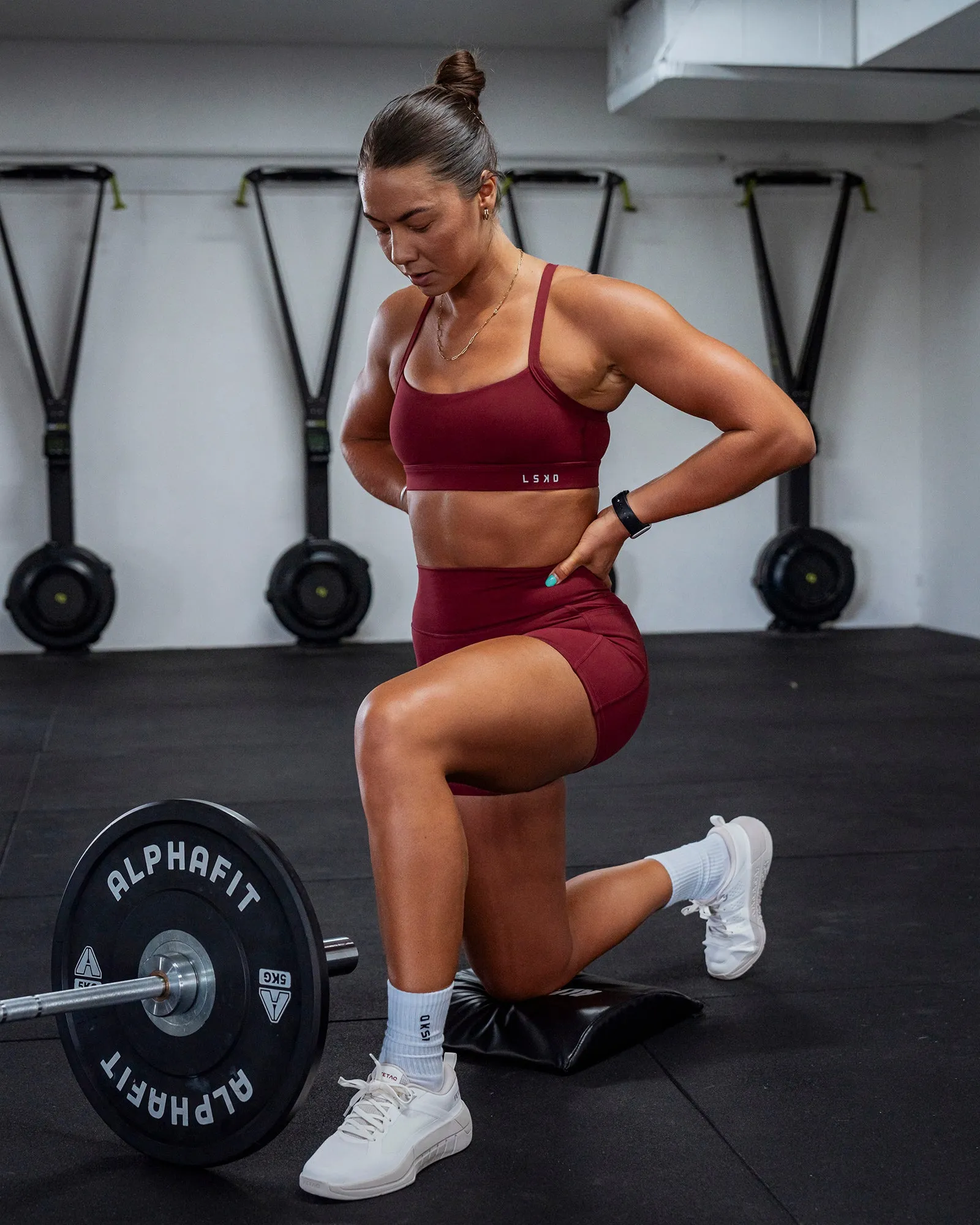 Momentum Sports Bra - Cordovan sold by LSKD product image thumbnail 2