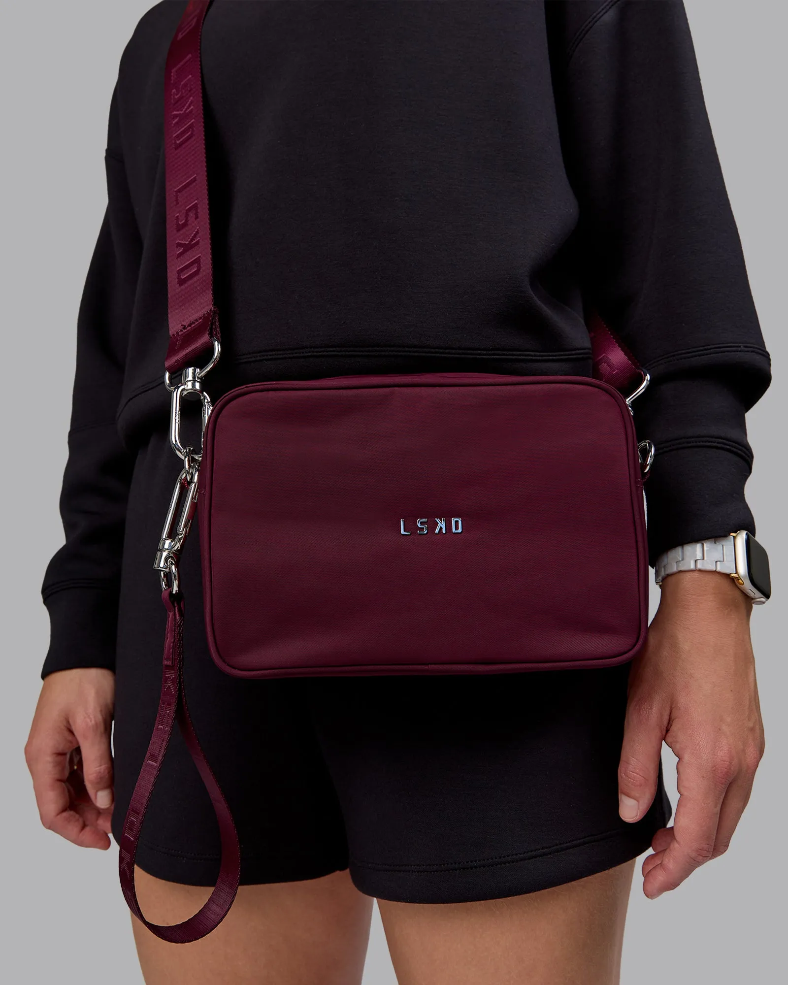 Go-To Shoulder Bag - Dark Cherry sold by LSKD