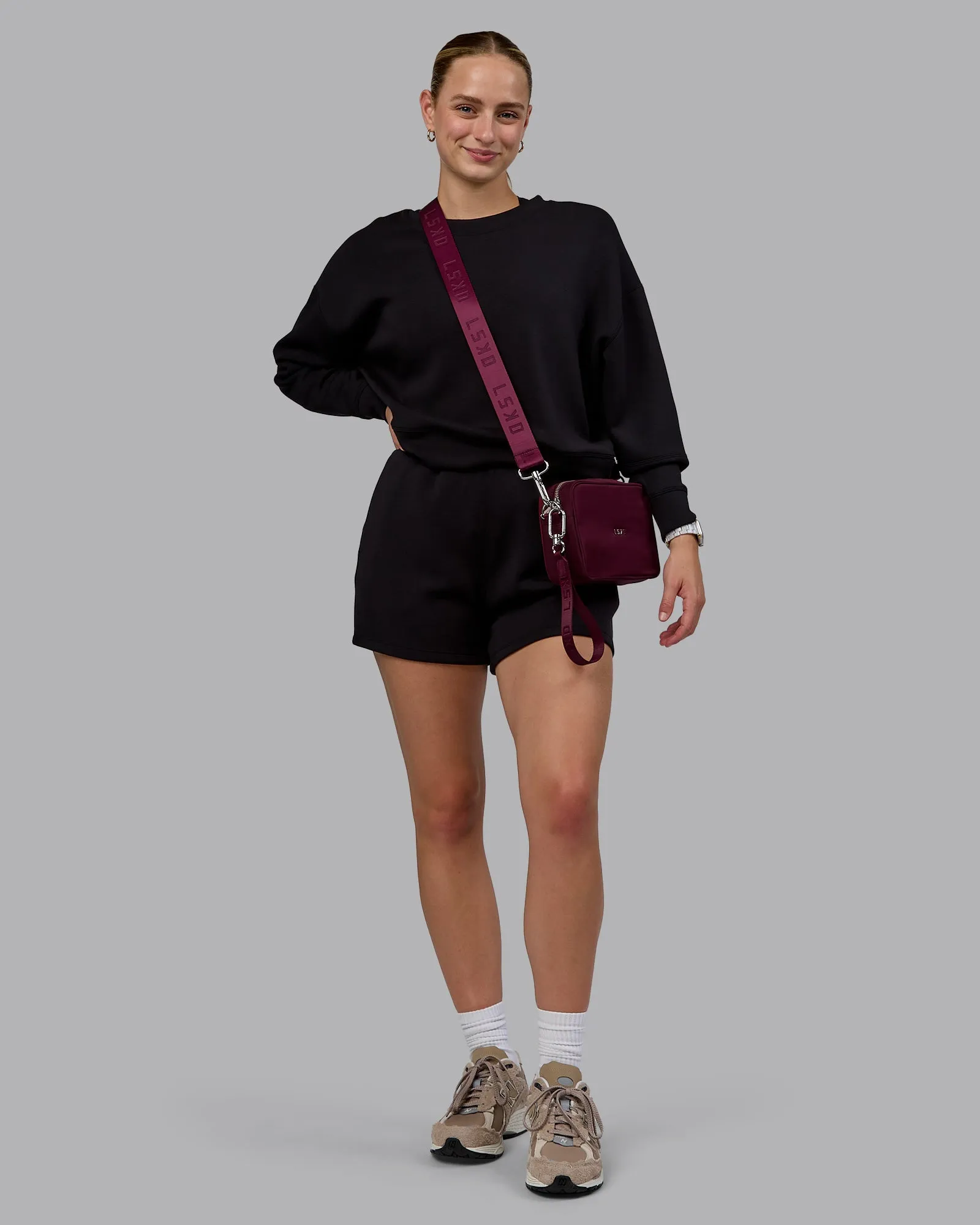 Go-To Shoulder Bag - Dark Cherry sold by LSKD product image thumbnail 5