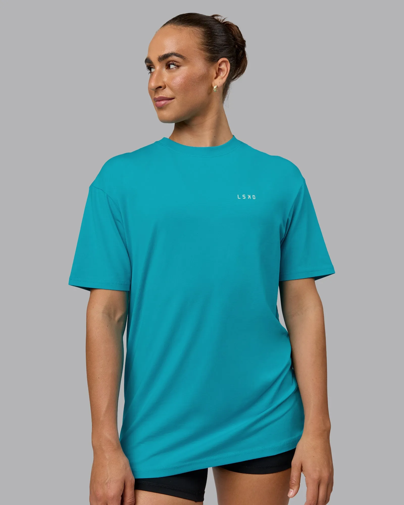 Enjoy the Journey Value Series FLXCotton Tee Oversize - Bluebird-Surf Spray sold by LSKD product image thumbnail 3