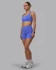 Rep Sports Bra - Baja Blue-White sold by LSKD