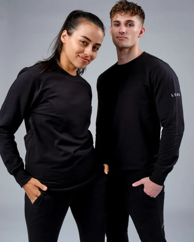 Unisex Rival FLXFleece Training Fit Sweater - Black sold by LSKD