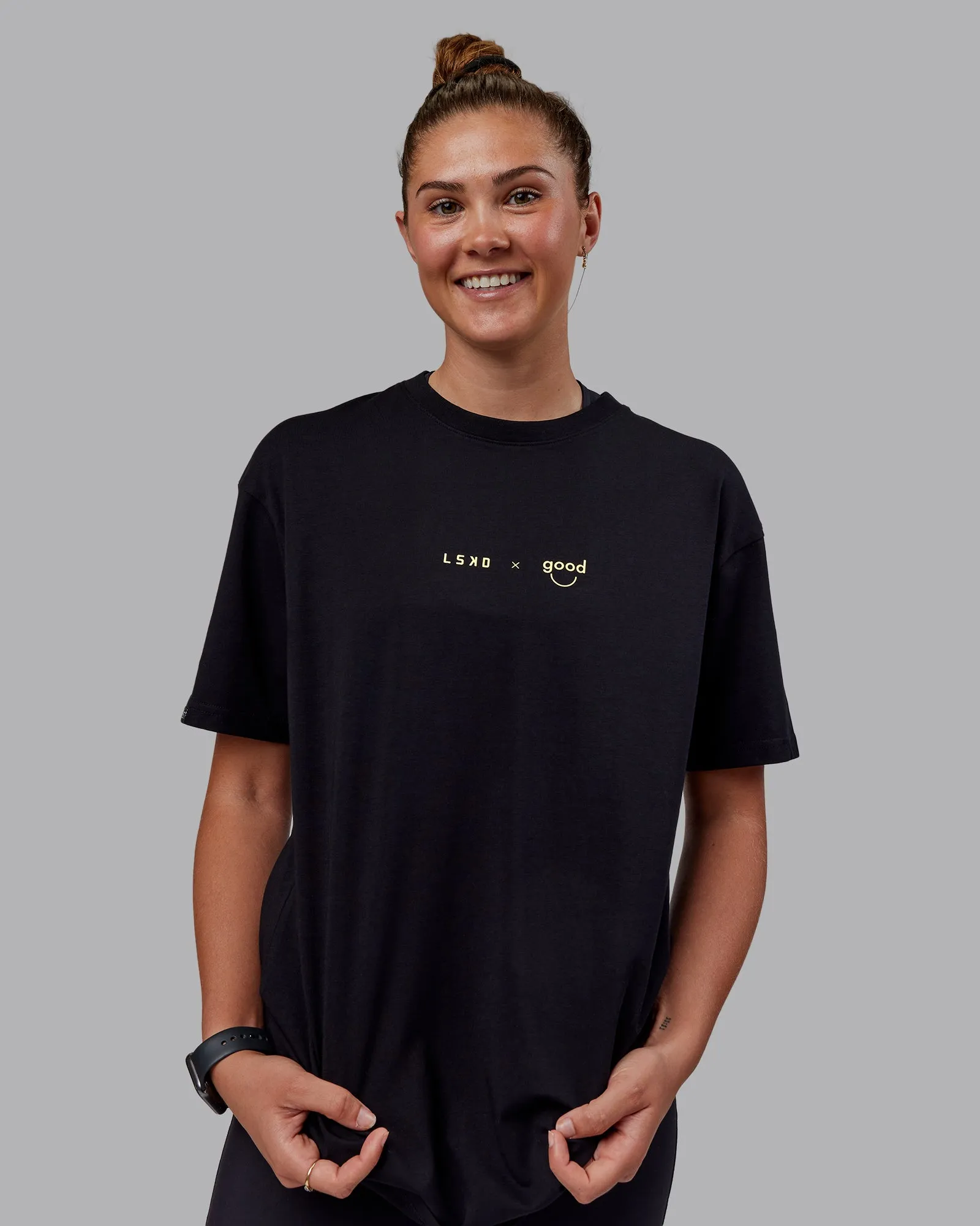 The Good Human Factory Tee FLXCotton Oversize - Black sold by LSKD product image thumbnail 5
