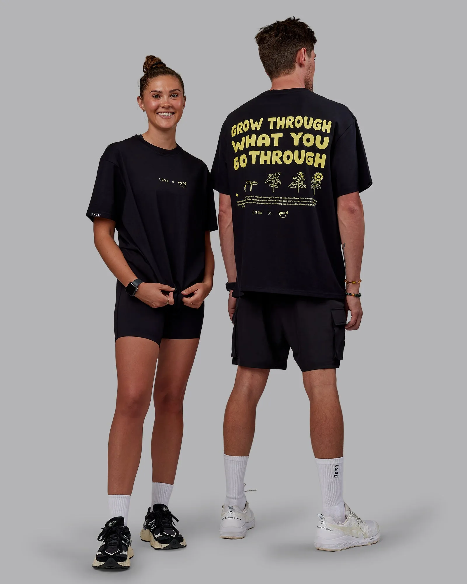 The Good Human Factory Tee FLXCotton Oversize - Black sold by LSKD product image thumbnail 2