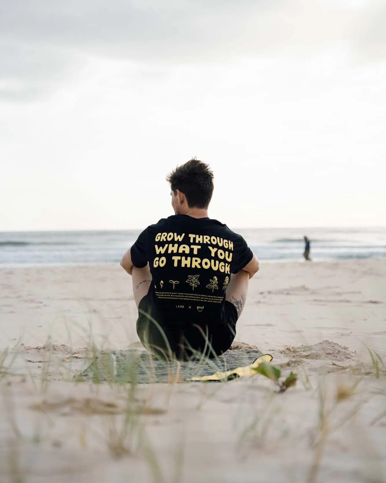 The Good Human Factory Tee FLXCotton Oversize - Black sold by LSKD product image thumbnail 4