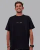 The Good Human Factory Tee FLXCotton Oversize - Black sold by LSKD
