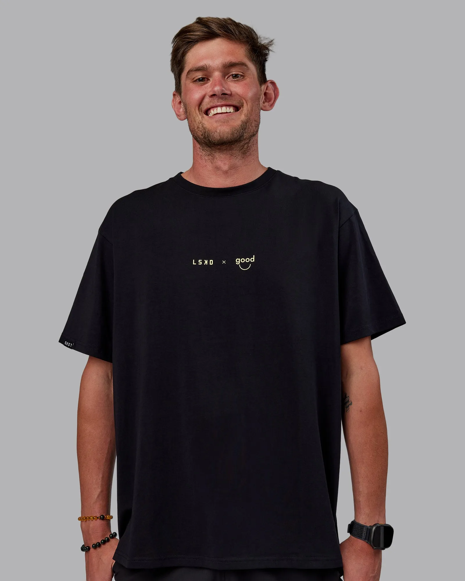 The Good Human Factory Tee FLXCotton Oversize - Black sold by LSKD product image thumbnail 3