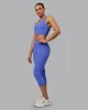 Evoke Longline Sports Bra - Baja Blue sold by LSKD