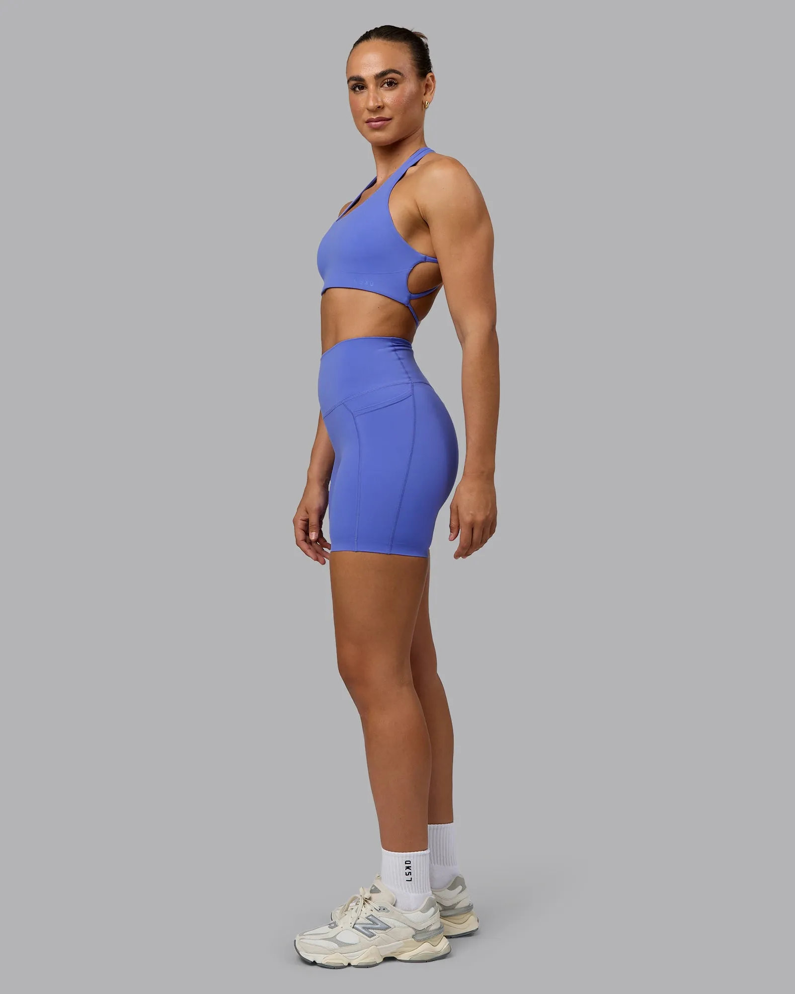 Aspire Sports Bra - Baja Blue sold by LSKD product image thumbnail 4
