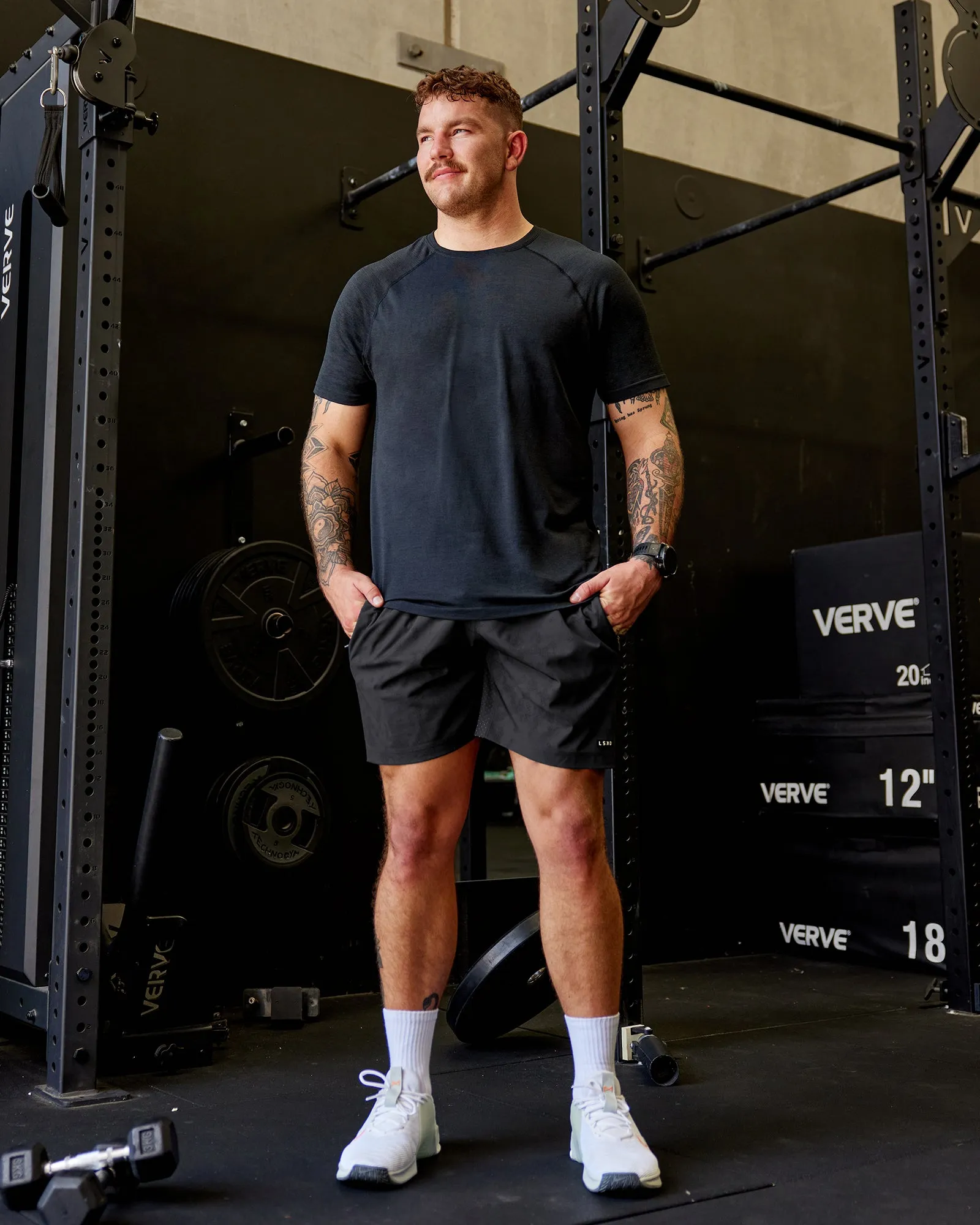 Rep 7" Performance Short - Digital Camo Pirate Black sold by LSKD product image thumbnail 4