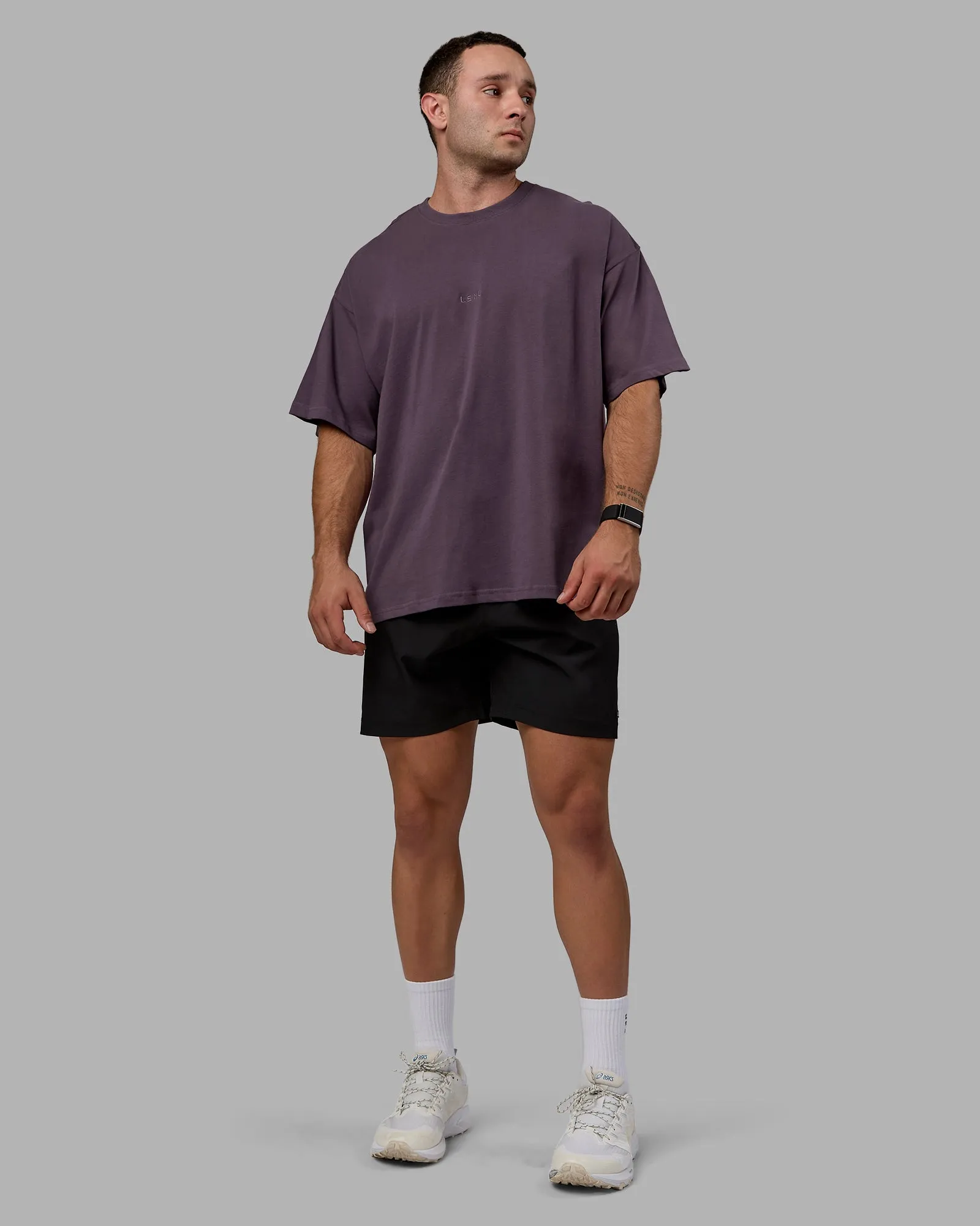 MVP Heavyweight Tee Oversize - Vintage Violet sold by LSKD product image thumbnail 5