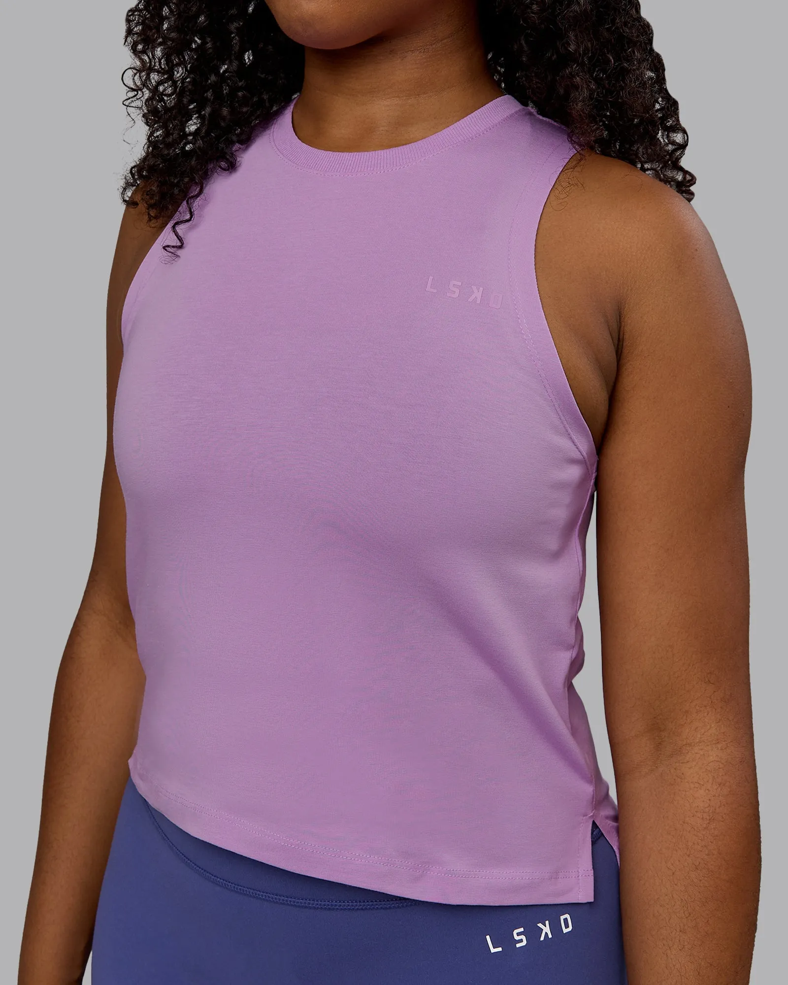 Deluxe PimaFLX Tank - Light Violet sold by LSKD product image thumbnail 3