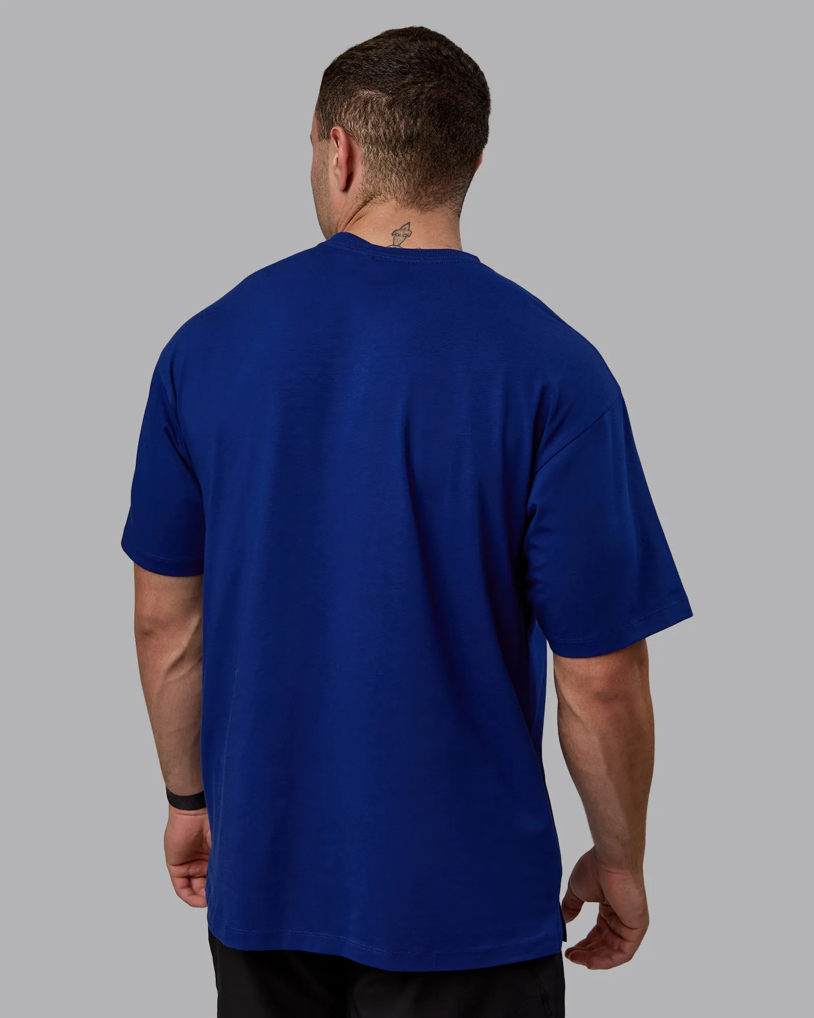 Unisex PimaFLX Tee Oversize - Midnight Blue sold by LSKD product image thumbnail 4