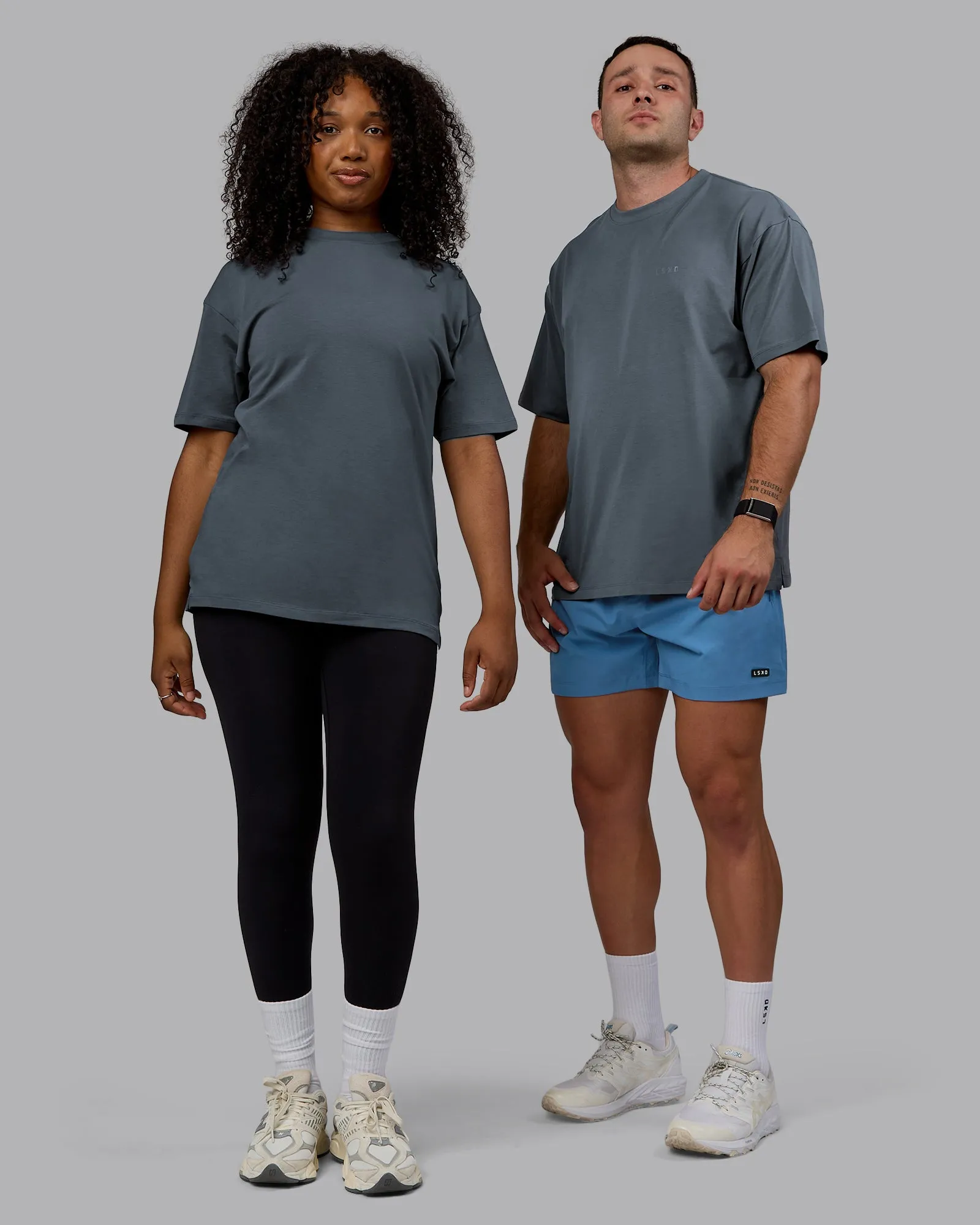 Unisex PimaFLX Tee Oversize - Turbulence sold by LSKD