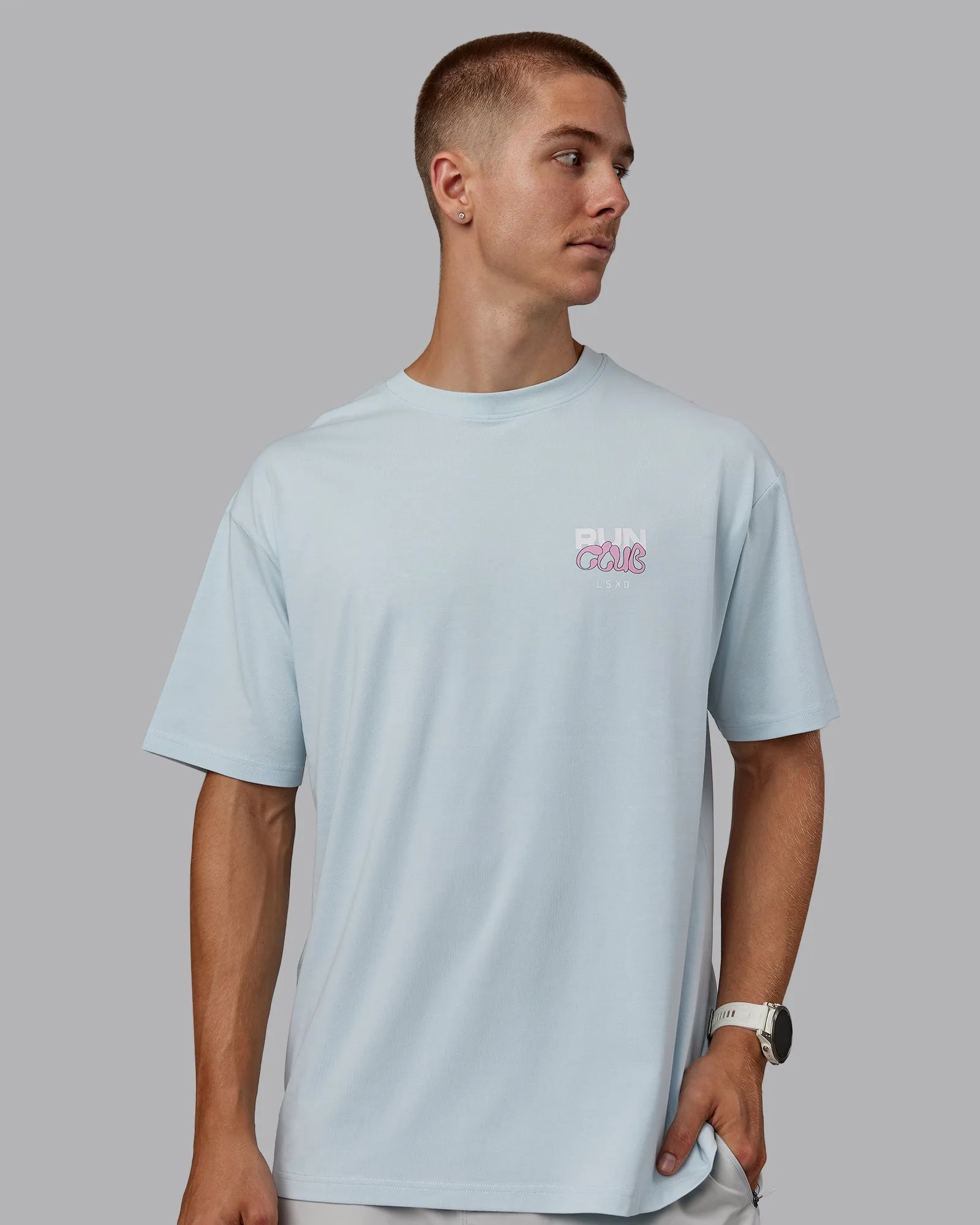 Gone Running FLXCotton Oversize Tee - Skyride-Bubblegum sold by LSKD product image thumbnail 3