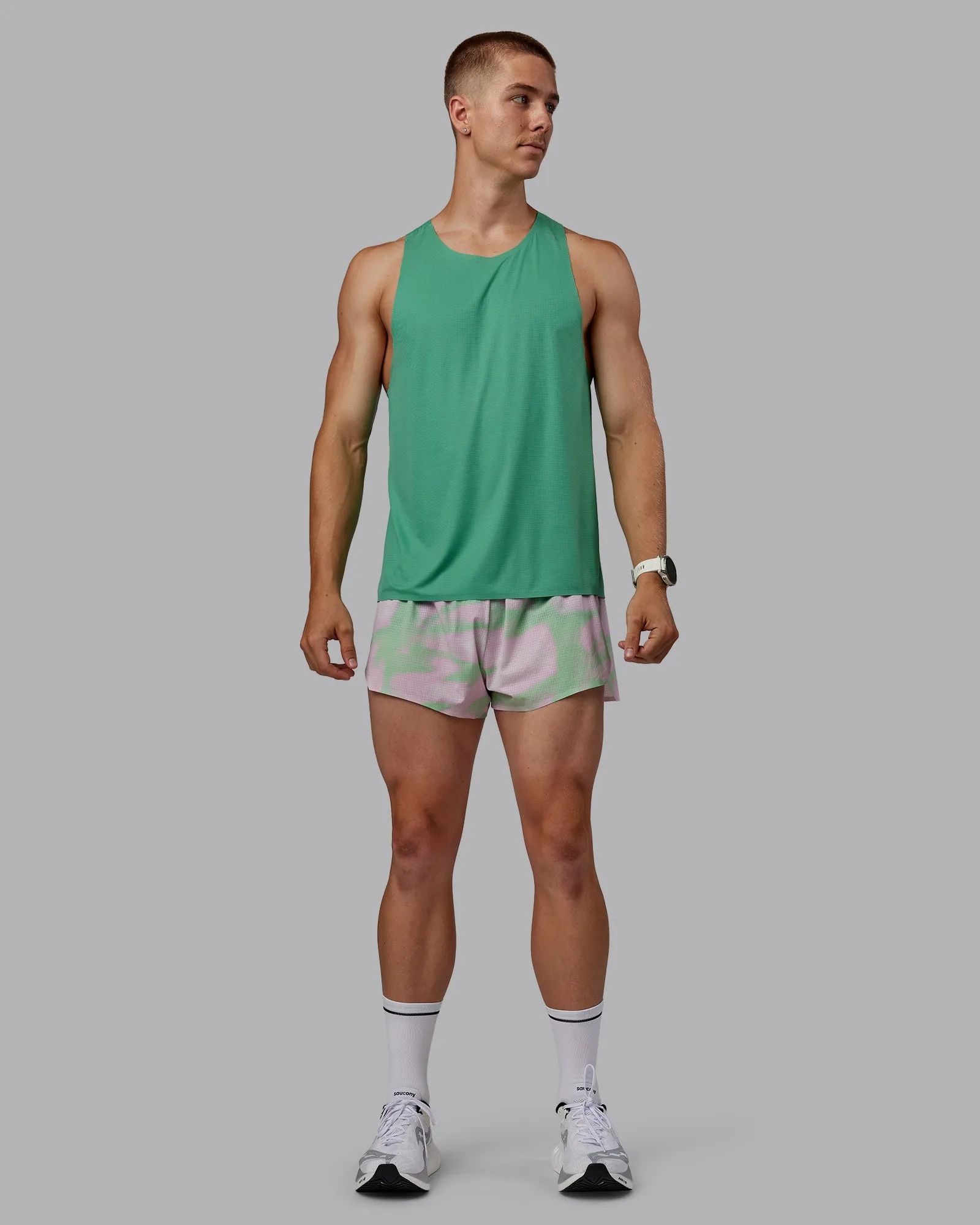 Race Day Performance Tank - Mystic Green sold by LSKD product image thumbnail 5