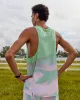 Race Day Performance Tank - Dash Green-Pink sold by LSKD
