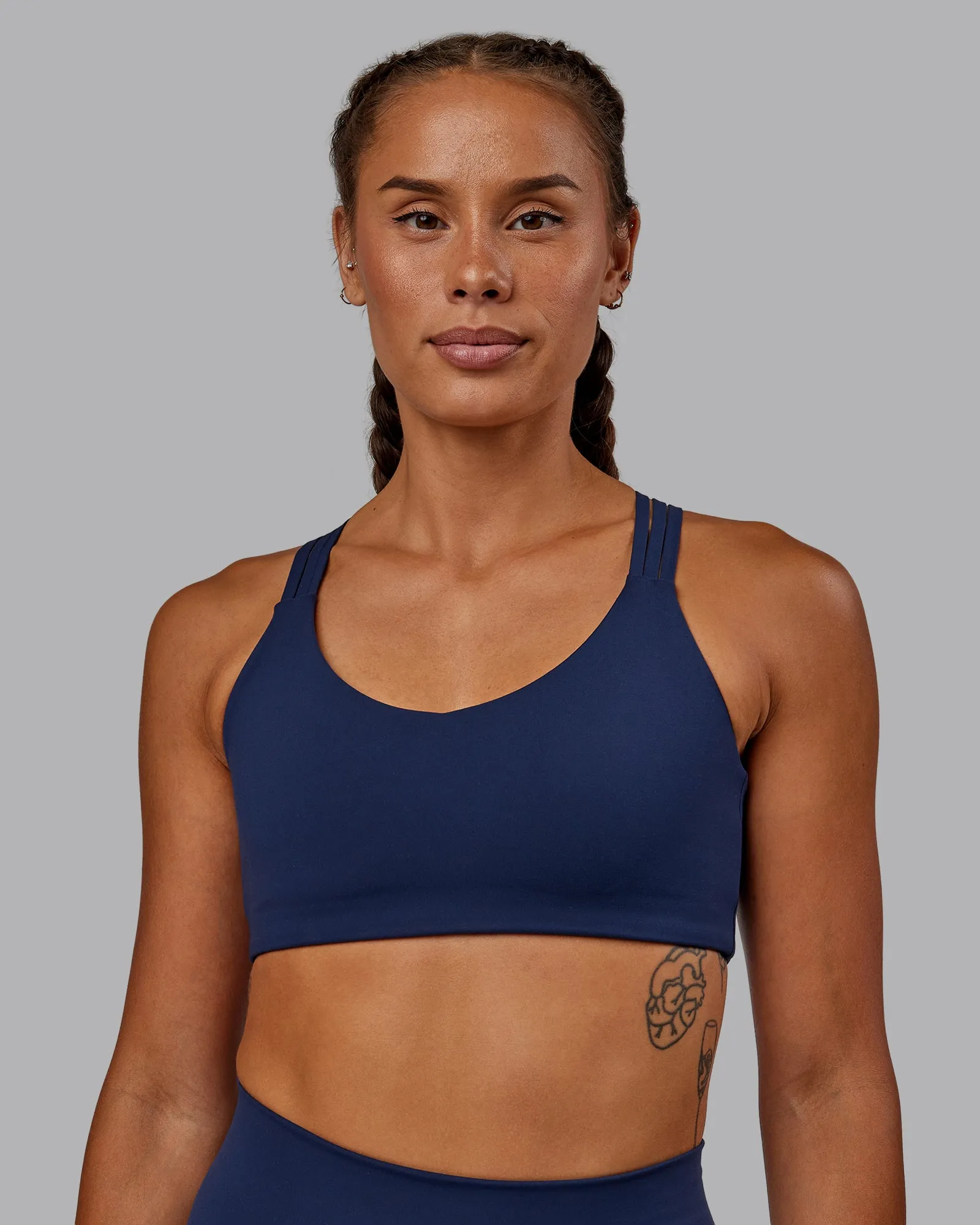 Push The Limit Sports Bra - Future Navy sold by LSKD product image thumbnail 2