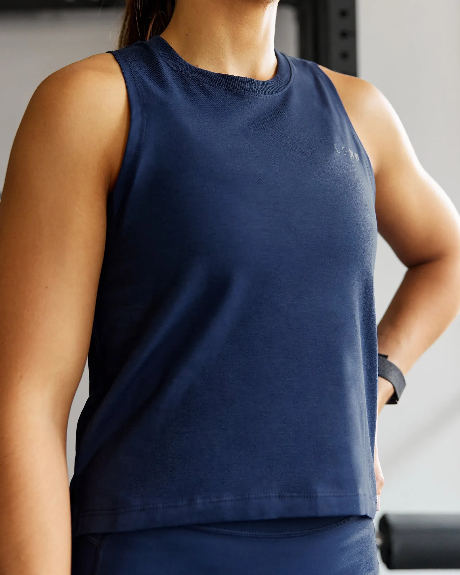 Deluxe PimaFLX Tank - Future Navy sold by LSKD