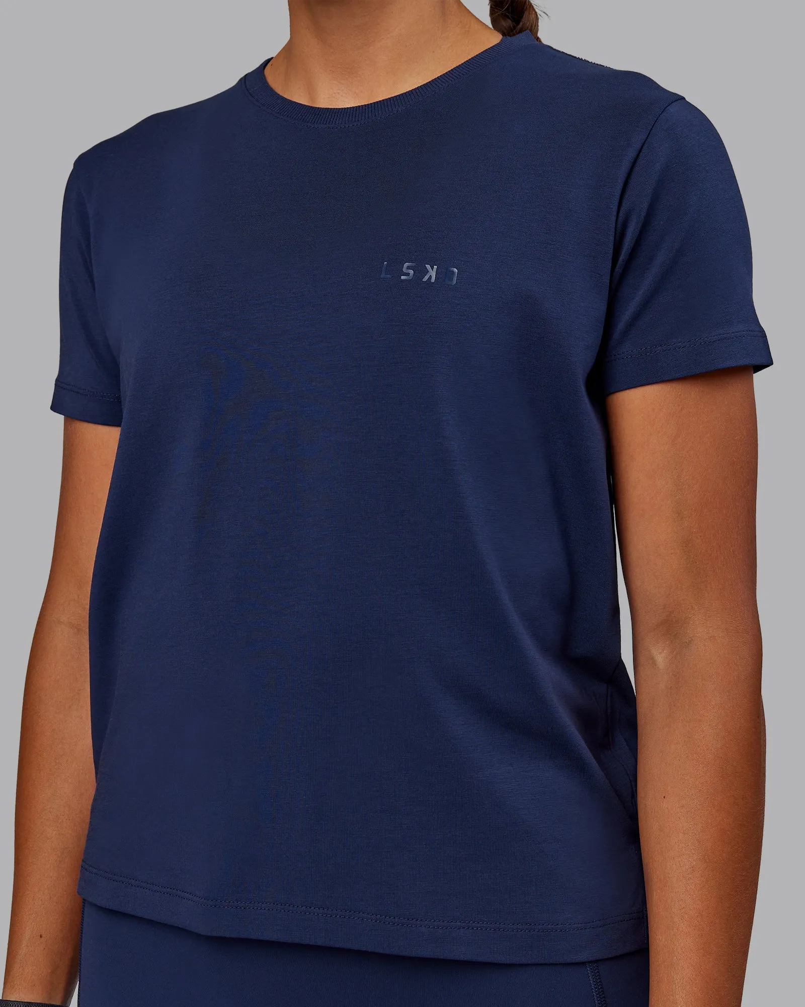 Deluxe PimaFLX Tee - Future Navy sold by LSKD product image thumbnail 4