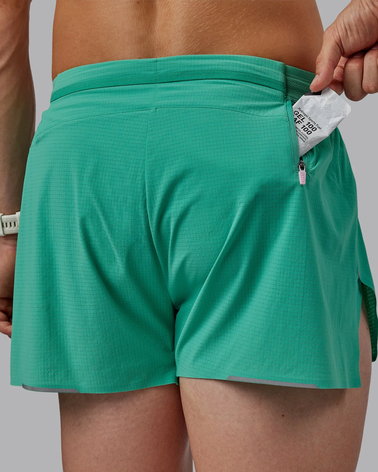 Race Day Running Short 3" - Mystic Green sold by LSKD product image thumbnail 5