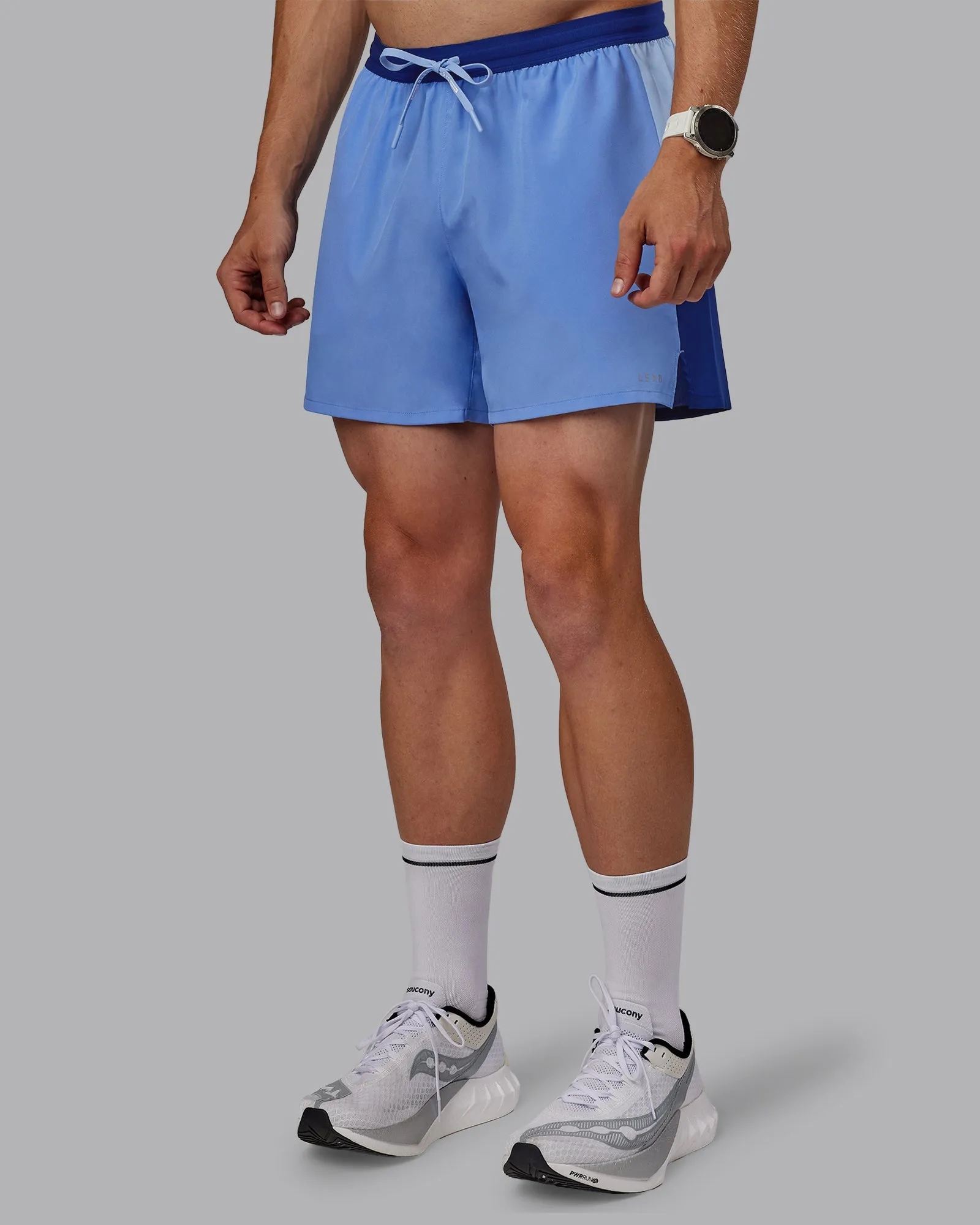 Pace 5" Lined Performance Short - Midnight Blue-Ultramarine sold by LSKD