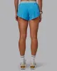 Accelerate 3" Running Short - Sky Blue Colourblock sold by LSKD