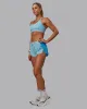 Accelerate 3" Running Short - Sky Blue Colourblock sold by LSKD